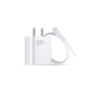 MI Xiaomi 22.5W Fast Charger with USB-C Cable, Quick Charge 3.0 Power Adapter Compatible with Redmi Note Series, Poco, Mi, Any Type C Devices – with Power Delivery (White)