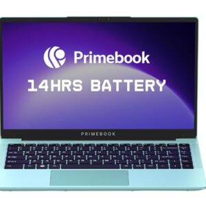 Primebook 2 Pro 2025 (New Launch) | 8GB RAM, 128GB UFS Storage | 14.1-Inch FHD IPS Display | 14 Hours Battery | MediaTek Helio G99 | Android 15 (PrimeOS 3.0) | Backlit Keyboard | in-Built AI (Aqua)