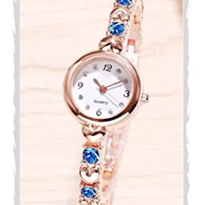 Acnos® Premium Brand Exclusive Choice 3 Types Diamond Rosegold Silver Exclusive Diamond Studded Bracelet Chain Girls Watch for Women Analog Watch for Women