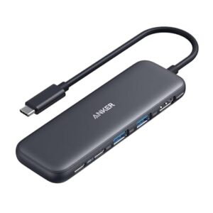 Anker USB C Hub, 332 USB-C Hub (5-in-1) with 4K HDMI Display, 5Gbps USB-C Data Port and 2 5Gbps USB-A Data Ports and for MacBook Pro, MacBook Air, Dell XPS, Lenovo Thinkpad, HP Laptops and More