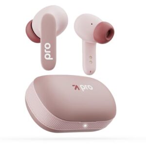 Boult GOBOULT (Formerly Z20 Pro Made in India Ear Buds Wireless with 60H Playtime, 4 Mics Calling, 45ms Latency Gaming, 13mm Bass Driver Earbuds Buds TWS Bluetooth Wireless Earphones (Candy Cane)