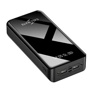 CALLMATE 30000Mah High Capacity Power Bank,15W Fast Charging|Digital Display|2 USB Output Ports&2 Input|Led Torch|for iPhone,Smartphones(15 W,Fast Charging)(Black,Lithium Polymer)