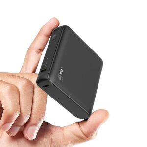 EVM EnFast Ace 10000mAh Powerbank – 22.5W PD Charging, Dual Type-C Output, Compact Design, 2 Years Warranty (EVM-P0408-Black)