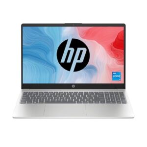 HP 15,12th Gen Intel Core i5-1235U, 8GB DDR4,1TB SSD, (Win 11,MSO 2021,Silver,1.59 Kg),15.6-Inch(39.6 Cm) FHD Laptop, UHD Graphics,1080P FHD Camera W/Privacy Shutter,Backlit KB,FD0112TU