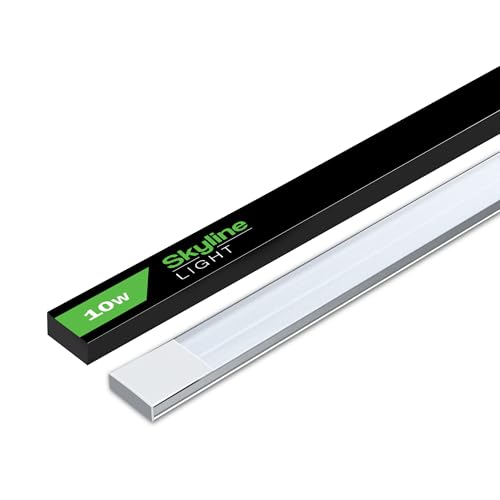 LEDURE Skyline LED Profile Light 10W | Energy Efficient LED Strip for Kitchen, Cabinet & Wardrobe | Slim Decorative Lighting for Home & Office | Warm White (Pack of 1)