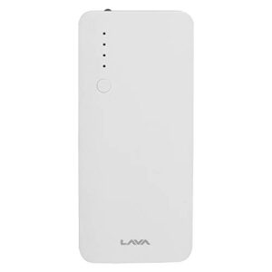 Lava 10000 mAh Power Bank w (Lithium-ion) (White)