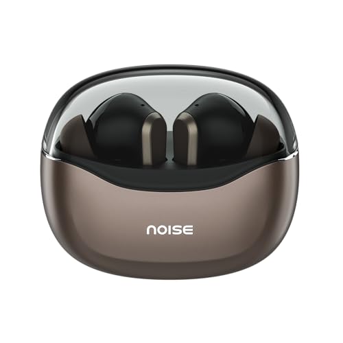 Noise Newly Launched Buds VS601 in Ear Truly Wireless Earbuds with 50H of Playtime, Transparent Case Lid, Quad Mic ENC, Dual Device Pairing, 10Mm Driver, BT V5.3 (Copper Brown)