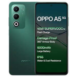 OPPO A5 5G (Aurora Green, 6GB RAM, 128GB Storage) with No Cost EMI/Additional Exchange Offers