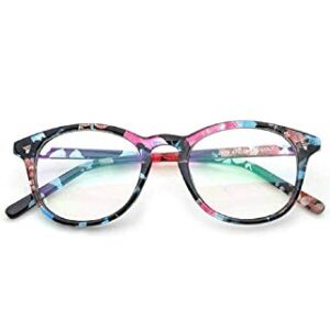 Peter Jones Round Anti Glare Reading Glasses for Men and Women | Computer Readers UV Protection lenses (AG016)