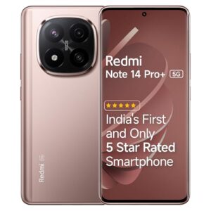 Redmi Note 14 Pro+ 5G Champagne Gold 8GB RAM 256GB Storage| 50 MP Triple Camera with Telephoto | Corning Gorilla Glass Victus 2 | IP68 IP69 | SD 7s Gen 3