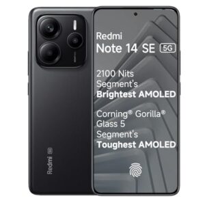 Redmi Note 14 SE 5G, Titan Black (6GB, 128GB)