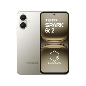 TECNO Spark GO 2, 4GB + 64GB, Segment 1st IP64 SGS Certified, AI with Indian Languages and No Network Communications, 120Hz Display, 5000mAh Battery, Titanium Grey