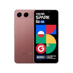 Tecno Spark GO 5G (Bikaner Red, 4GB+128GB) | Slimmest Smartphone with 6000mAh Battery | Ella AI with Indian Languages Support* | IP64 Dust and Water Resistant