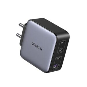 UGREEN 100W USB C Charger, Nexode 4 Ports GaN Charger Fast Charging Block Compact Power Adapter Wall Charge India Plug for MacBook Pro, Dell XPS, iPad, iPhone 17 Pro Max/16, Galaxy S25 Ultra, Pixel 10
