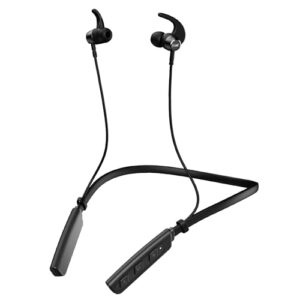 boAt Rockerz 235 Pro Wireless Bluetooth Neckband in Ear Earphone, Upto 20 hrs of Playtime, Beast Mode, Low Latency, IPX5 Water & Sweat Resistance, ENx Technology, Bluetooth v5.2(Active Black)
