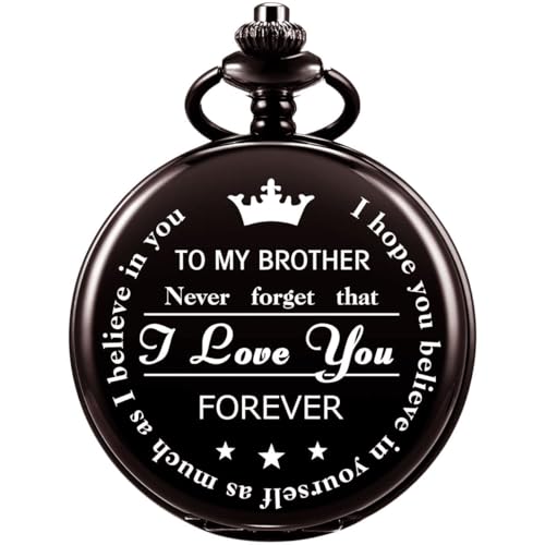 exciting Lives Brother Pocket Watch - Gift for Christmas, Christmas Day, Birthday, Anniversary, Gift for Brother, Bro, Bhai, Brother-in-Law, Christmas Gifts, New Year Gifts, Gift for Brother