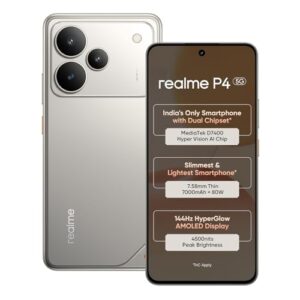 realme P4 Smartphone (Steel Grey, 256.0, GB, 8.0, GB)