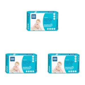 Mee Mee Baby Breathable Premium (S) Size Baby Diaper Pants for babies/Infants/Toddlers with Wetness Indicator and comfortable Leak-Proof Edges, Protection upto 12 hrs (32 Pieces, S Size, 4-8 kg)
