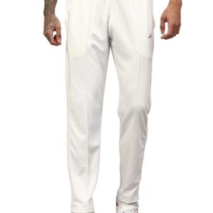 Vector X Striker Regular Fit Track Pant Cricket Match Trouser Uniform Dress Lower for Men Adults White