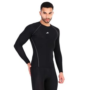 ReDesign Apparels Nylon Men’s Compression Tshirt Tights for Sports Full Sleeves