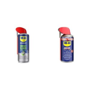 WD-40 Specialist® All Purpose Contact Cleaner 400ml – Drive Out Dirt, Dust, Oil, Flux Residue, and M WD-40 Specialist® All Purpose Contact Cleaner 400ml – Drive Out Dirt, Dust, Oil, Flux Residue, and M