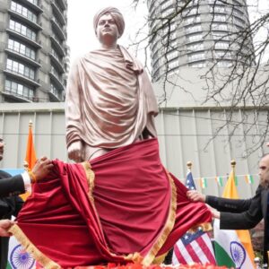 Swami Vivekananda Monument installed in downtown Seattle | India News