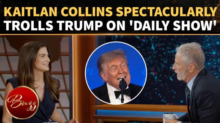 Kaitlan Collins Jabs Trump After ‘Fake Award’ Mockery On ‘The Daily Show’ With Jon Stewart | English Movie News – Hollywood
