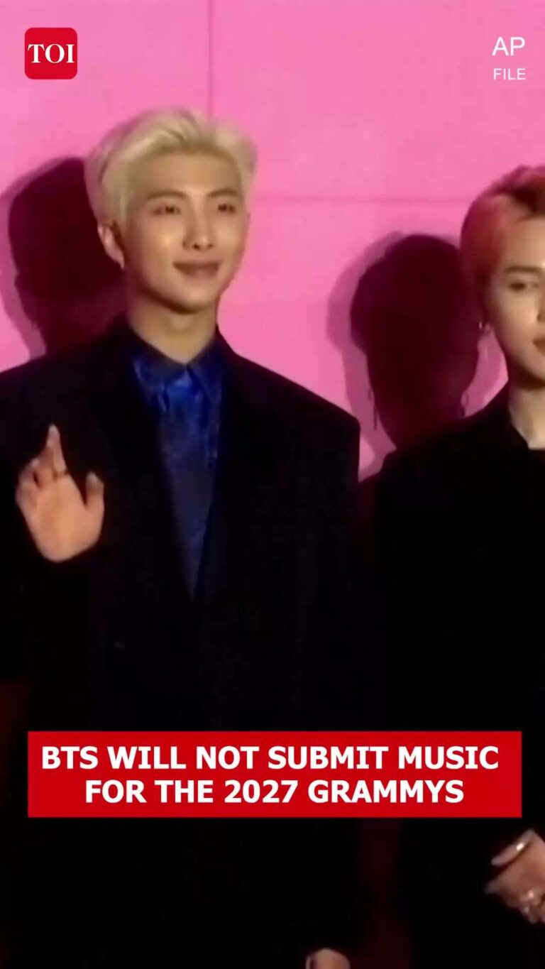 BTS Stuns Fans By Confirming No Music Submission For The 2027 Grammys | TOI Shorts